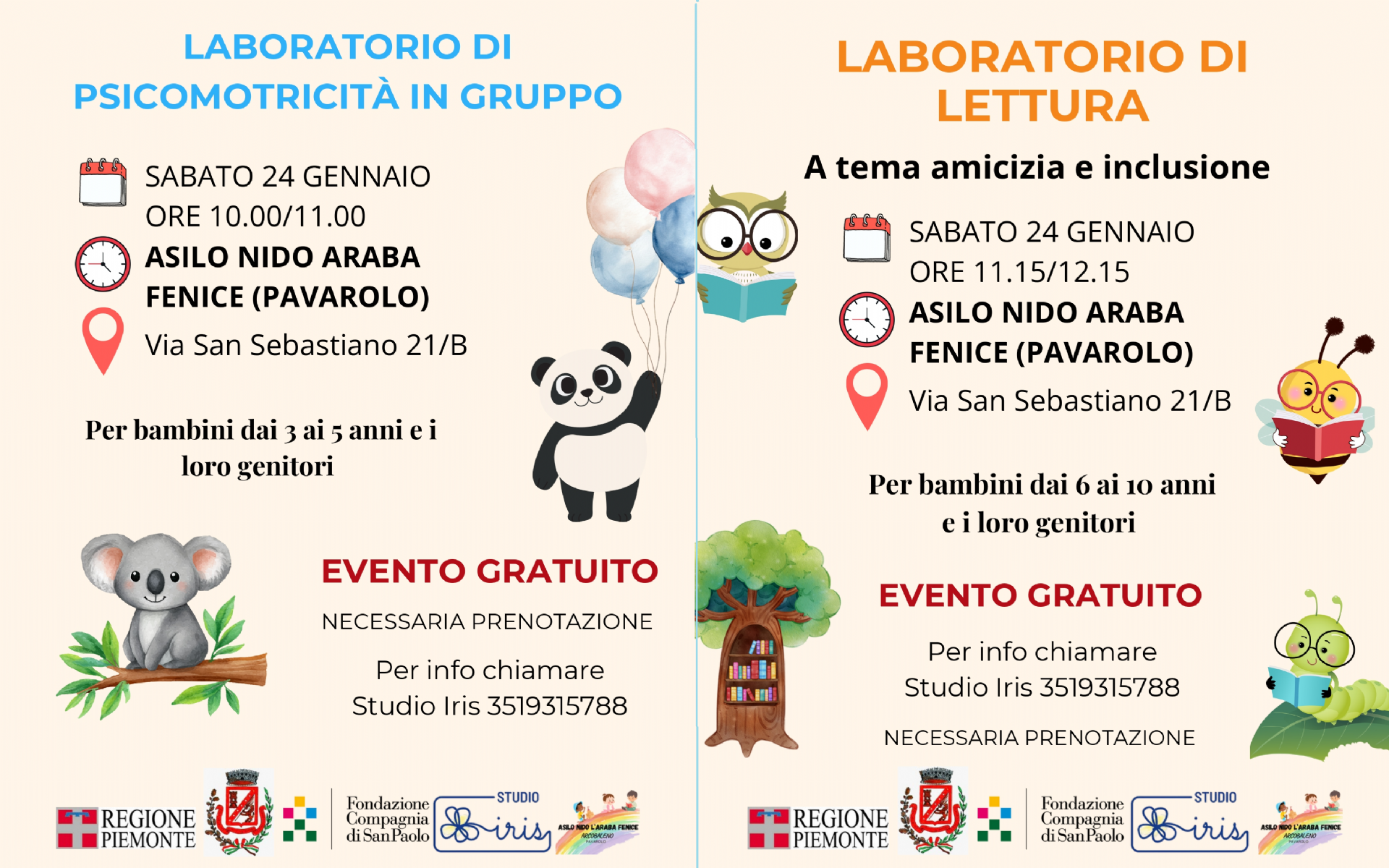 Lo staff del nuovo micronido e le dott.sse dello STUDIO IRIS incontrano le famiglie !!